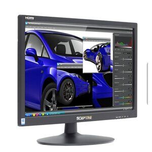 Sceptre 20" 75Hz 1080P LED Monitor E205W-16003S HDMI VGA Ports Home Office Gamin